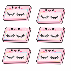 6 mystery lashes